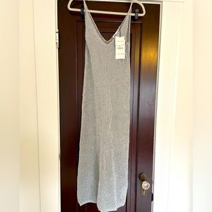 Zara Silver Mesh Dress - Small